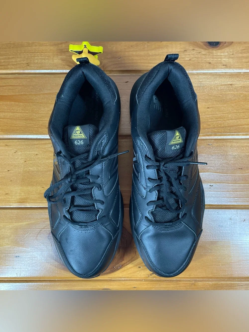 New Balance 626 Industrial Mens 15 4E Black Leather Slip Resistant Work Shoes